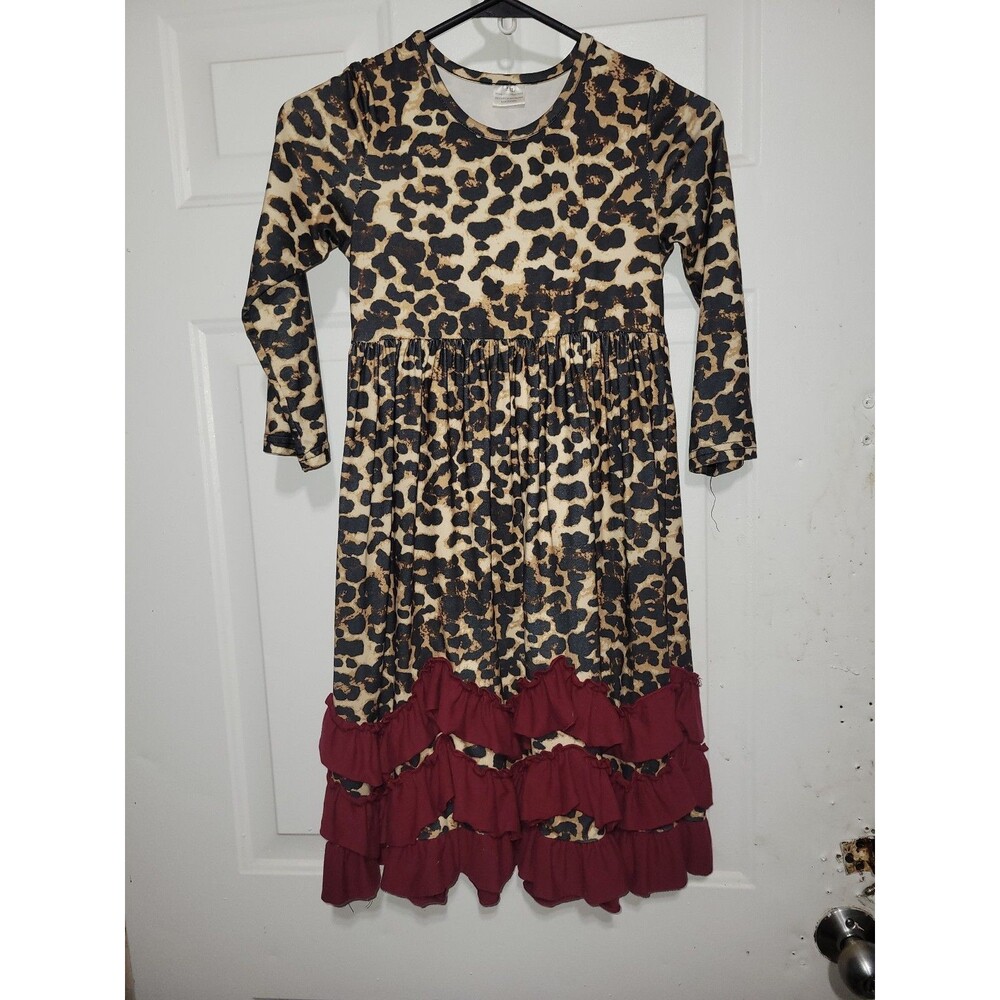 Girl's long-sleeve dress AA14